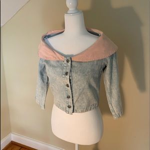 Vintage denim top